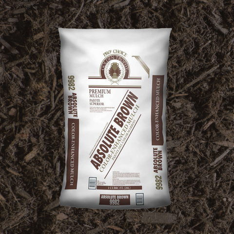 #9982 - Absolute Brown Shredded Mulch (1 CF)