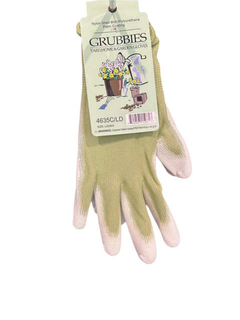 (8714) Grubbies Ladies Gloves Nylon Mixed Colors