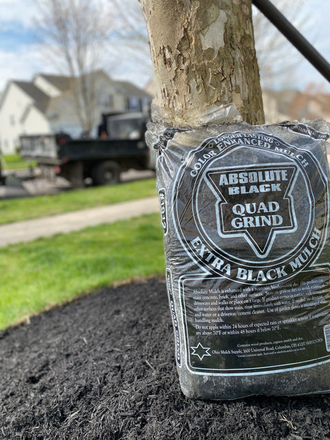 #1912 - Absolute Black Quad Grind Fines  Mulch (1.5 CF)
