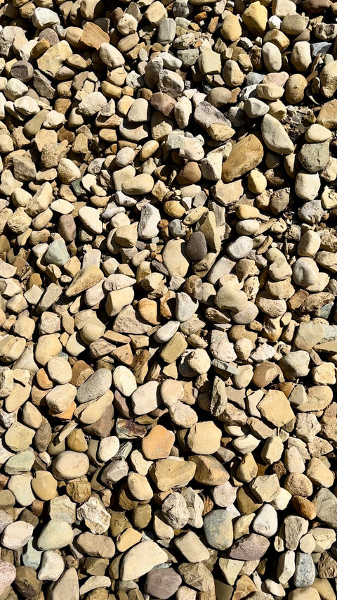 #9022 - Large River Rock 2"-6", Bulk (1/2 CY)