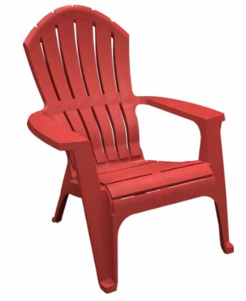 89876) Adams Real Comfort Adult Adirondack Chair – Ohio Mulch 89876) Adams Real Comfort Adult Adirondack Chair – Ohio Mulch