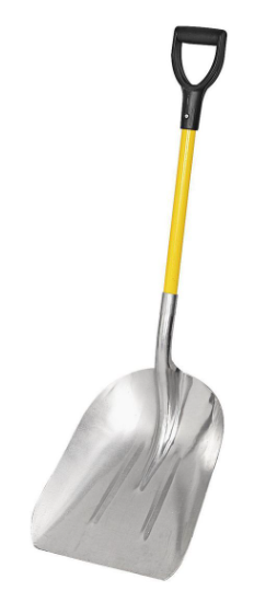 8227) - Fiberglass D-Handle Aluminum Scoop Shovel – Ohio Mulch