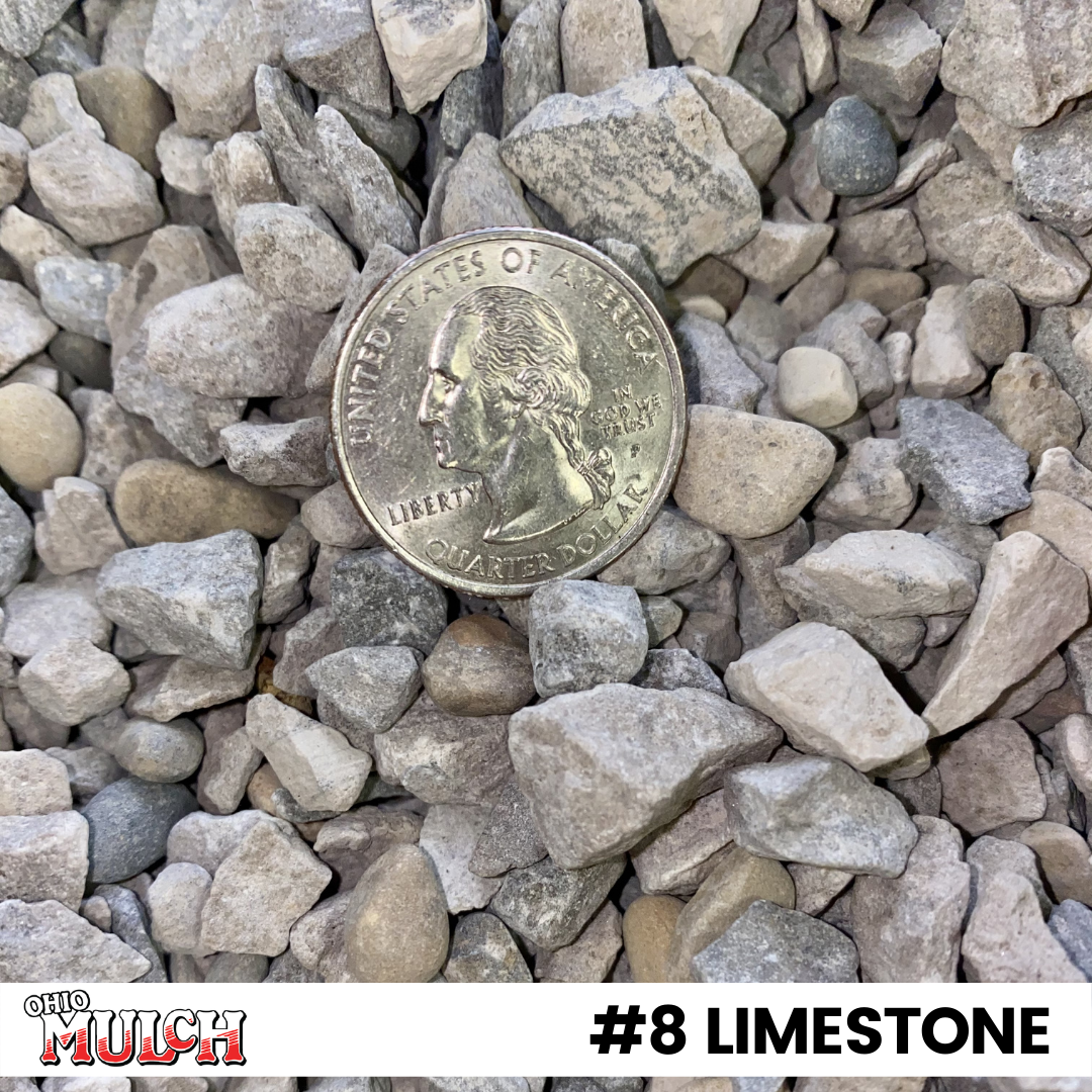 9012) - #8 Limestone, bulk (1/2 CY) – Ohio Mulch