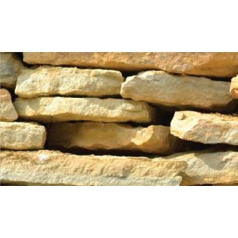 Rustic Buff Irregular Wallstone #7530 Per Lb.