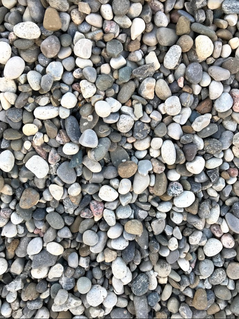 #9018 - Small River Rock, bulk (1/2 CY)