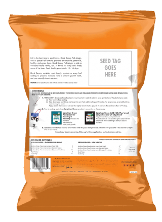 #6015 - Black Beauty Fall Magic Grass Seed (per lb)