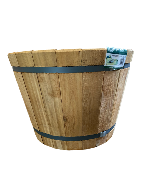 (6873) Large Cedar Tub