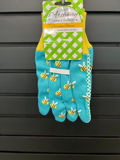 bulk gardening gloves (89851) Kids Assorted Pattern Garden Gloves