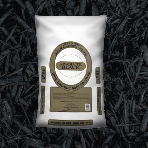 1951) Absolute Black Shredded Mulch (1.5 CF) – Ohio Mulch