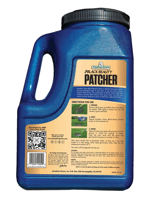 (7155) Black Beauty Patcher 3lb Jonathan Green - Lawn Bare Spot Repair