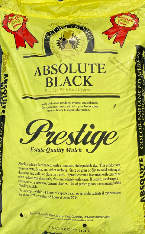 #2020 - Black Prestige Fine Mulch (1.5 CF)