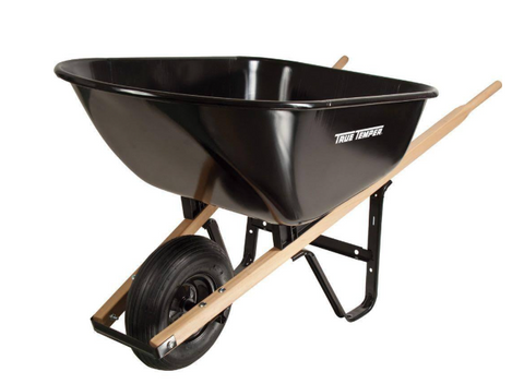 (89882) Wheelbarrow, 6 Cubic Foot Steel Tray