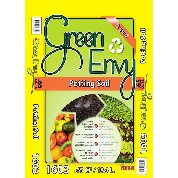 葉 Ohio Mulch Green Envy Potting Mix Packaged in Bag