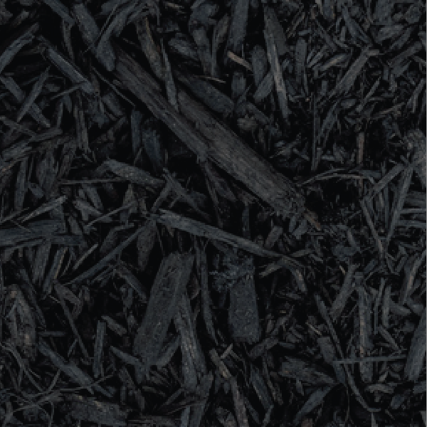 #1950 - Absolute Black Shredded Mulch (1 CY)
