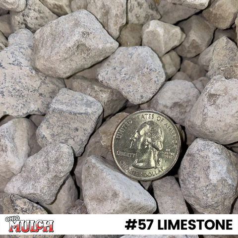#790 - #57 Limestone, Bulk (1/2 CY)
