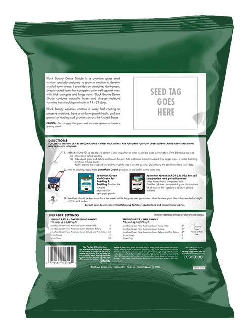 #6014 - Black Beauty Dense Shade Grass Seed (per lb)