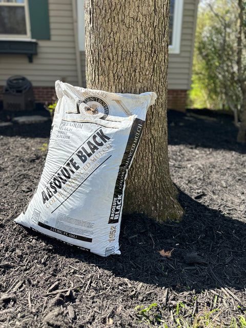 #1950 - Absolute Black Shredded Mulch (1 CY)