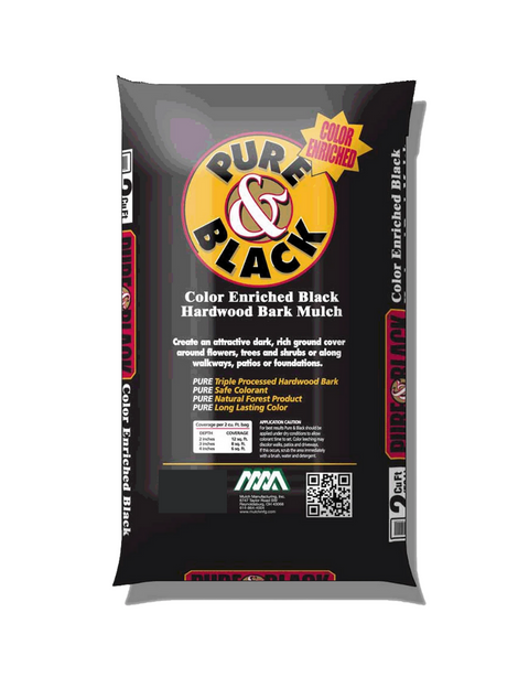 Pure & Black Hardwood Mulch - #1942MM