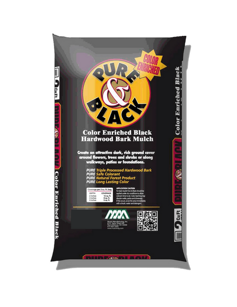 Pure & Black Hardwood Mulch - #1942MM (1.5 CF) – Ohio Mulch