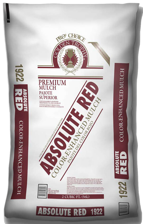 #1922 - Absolute Red Shredded Mulch (2 CF)