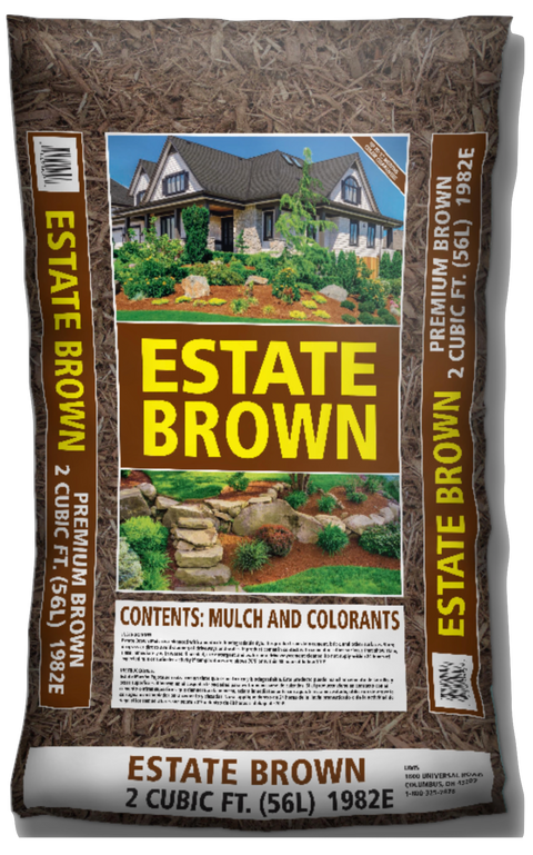 #1982E - Estate Premium Brown Mulch (2 CF)