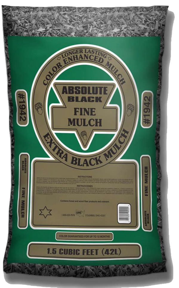 #1942 - Absolute Black Fine Mulch (1.5 CF)