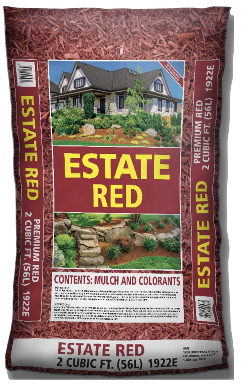 #1922E - Estate Red Shredded Mulch (2 CF)